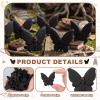 Chunful 50 Pcs Mini Mothman Figurines Tiny Moth Man Figures Bulk Small Mothman Statue Cute Cryptid Creature for Cake Garden Window Desktop Decor Hide Seek Birthday Party Gifts Collectibles view 3