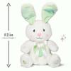 Dimple Mila Peek-a-Boo Bunny Stuffed Animal Interactive Easter Bunny Plush with Singing Songs Easter Basket Stuffer for Toddlers Baby Easter Gift for Kids, Girls & Boys Ages 0+, Mint Green view 2