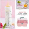 CHICAMPERA Bottle Drying Rack with Lid, Dustproof Bottle Storage Box and Utensil Organizer for Home Kitchen Countertop view 4