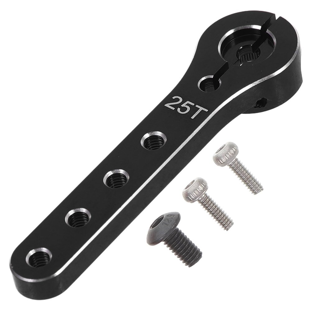 Beavorty Metal Servo Horn 25t 56mm Extension Steering Arm for Rc Airplane Helicopter Remote Control Repair Replacement Accessory