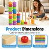 Color Matching Stacking Puzzle Game, 2026 New Wooden Color Match Challenge Game Fast Color Stack Challenge Ring Stack Puzzle with Rings and Racks, Tabletop Brain Teaser for Friend Family (1pcs) view 4