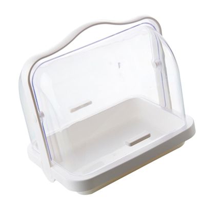 Abaodam Dustproof Storage Box with Lid for Bread and Bottles, Large Container for Dessert and Nursery Organization