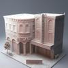28mm Urban Entertainment District Terrain Bundle | Movie Theater, Arcade Building & Arcade Machines | Unofficial Accessory Compatible with Fallout Wasteland Warfare | Unpainted Scenery view 1