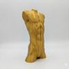 Muscular Man Bodybuilder Bust Statue, Decorative Figurine, Black, Available in Any Color (Gold, 6 inch) view 1