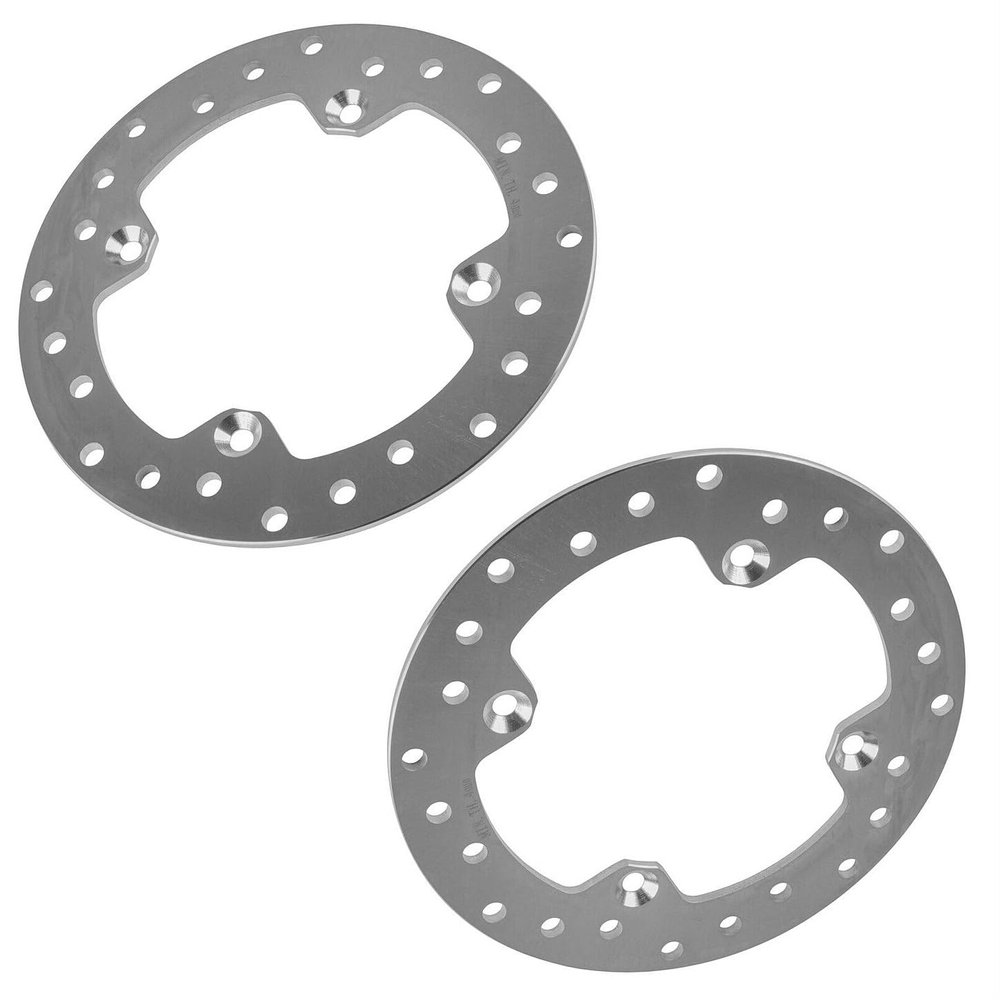 Compatible with 2X Front Rear Stopping Component Disc Rotor for Outlander ATV 705600999 PrKalc27795