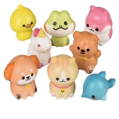 12 Pack Mini (Assorted) Cute Animal Squishy, Classroom Prize, Classroom Prize Box