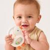 Itzy Ritzy Silicone Rattle Teether - Bitzy Shake Teething Toy with Textured Silicone, Gentle Rattle Sounds & Colorful Dancing Beads for Sensory Play (Goose) view 2