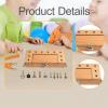 BreezeTrading 15 Pieces Screwdriver Board Set Wrench Nuts Bolt Motor Skills with Strap Kids view 2