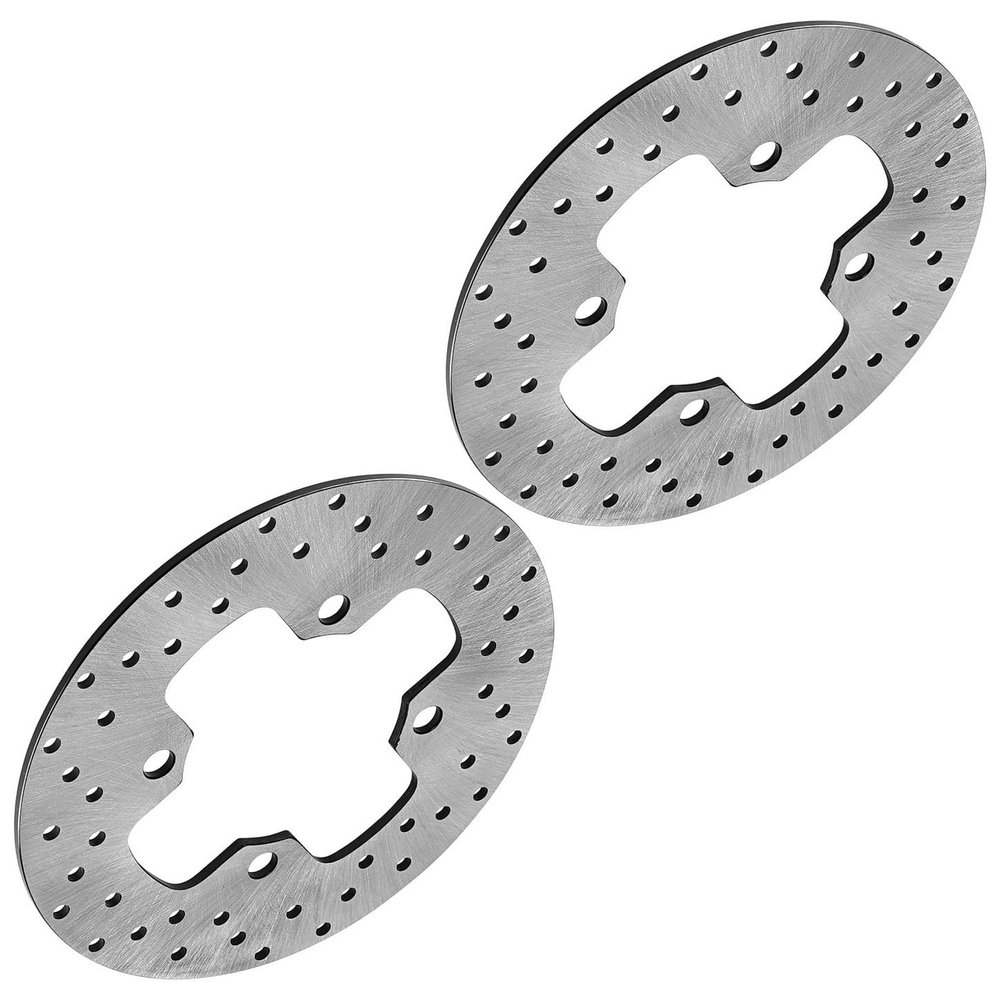 Compatible with 2 Front Stopping Component Disc Rotor For Kawasaki 41080-0073 PrKalc29231