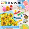48 Pack Tempera Paint Sticks,24 Colors Washable Paint Sticks for Kids,Non-Toxic,90s Quick Drying, Allergen Free and High Coverage Solid Tempera Paint Stick,Ideal Gifts for Kids and Toddlers view 2