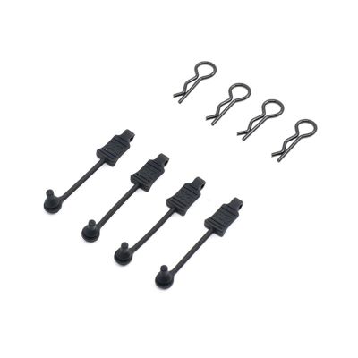 4Pcs Rubber Body Clips AR390165 for ARRMA Senton/Granite/Typhon/Big Rock/Vorteks 1/10 RC