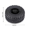 4Pcs 1:16 Scale Rubber Crawler Tires Compatible With RC Military Trucks, Remote Control Cars, Off-Road Vehicles And Similar 1/16 Model Accessories view 3