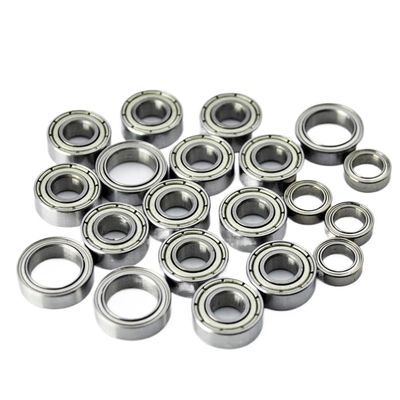 20-Piece Metal Sealed Bearing Kit Compatible with TT01, TT-01, TT01E, TT01D, TT02B 1/10 Scale RC Car Models