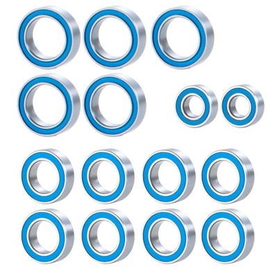 15PCS Rubber Sealed Ball Bearing Kit Compatible with 1/18 Latrax Teton, SST, Rally, Prerunner RC Car Upgrade Parts