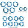 15PCS Rubber Sealed Ball Bearing Kit Compatible with 1/18 Latrax Teton, SST, Rally, Prerunner RC Car Upgrade Parts view 2