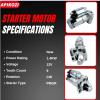 6970 New Starter Motor Fits for Chevrolet Tahoe 4.8L 5.3L 2009-2014, Silverado Suburban 1500, Express 2500 3500, for GMC Yukon XL, Sierra, Savana, Canyon V8 Engine OE: 12611102 19168041 view 4