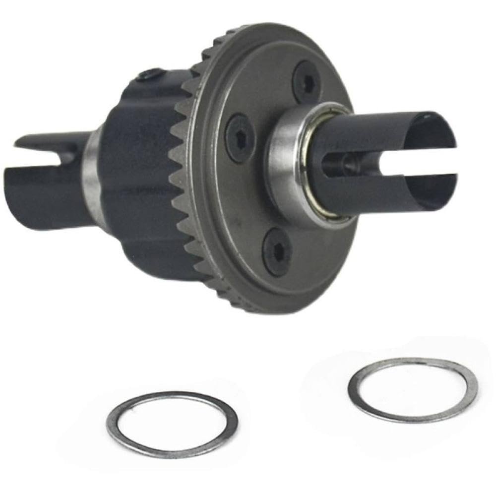 38T Differential Assembly Compatible with 1/8 Scale RC Trucks, Cars, and Similar Remote Control Vehicles