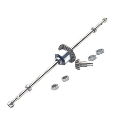 MIGHTY SCAPERS Metal Rear Axle Straight Replacement Part Compatible with MN128 MN86 G500 1/12 Scale Remote Control Cars
