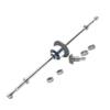 MIGHTY SCAPERS Metal Rear Axle Straight Replacement Part Compatible with MN128 MN86 G500 1/12 Scale Remote Control Cars view 1