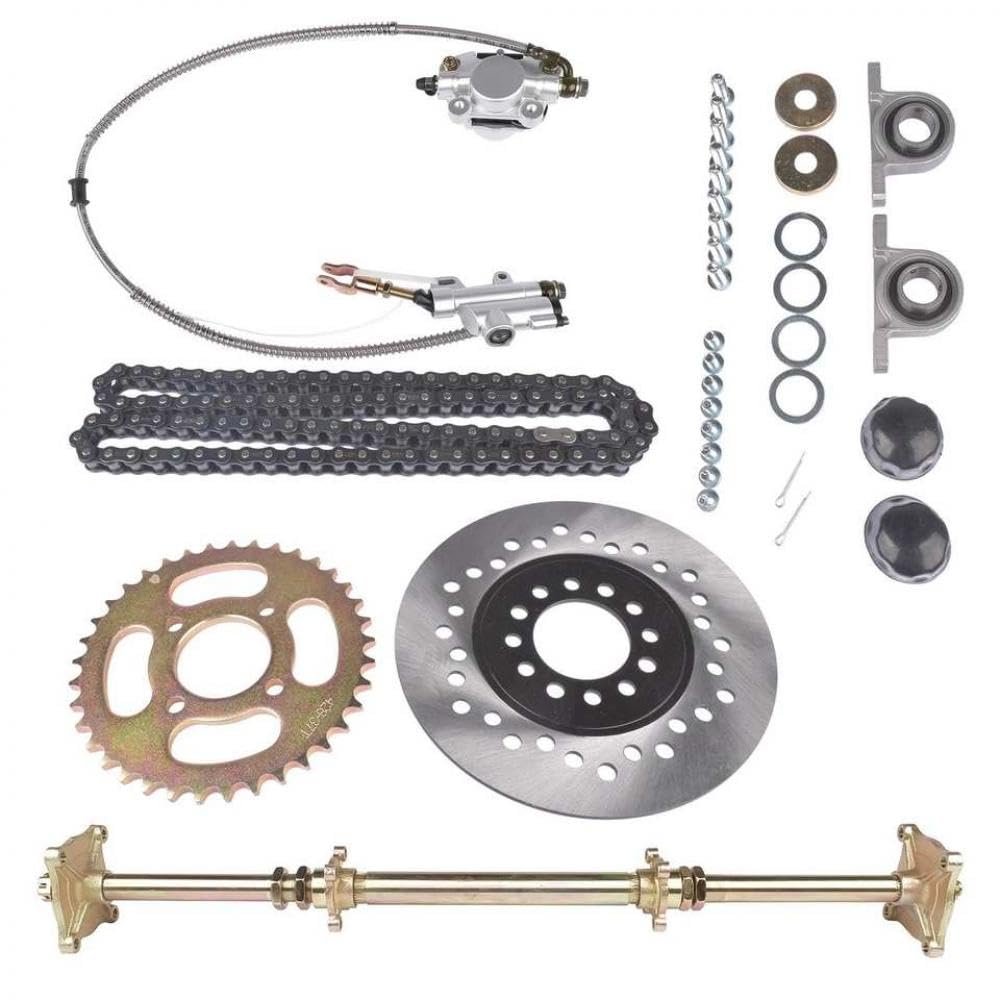 Go Kart Rear Live Axle Kit 32 Inch (815mm) Compatible with Bikes, ATVs, Dune Buggies, and Similar Off-Road Vehicles