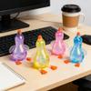 1Pcs Glitter Duck Squeezes,Soft Cute Stress Relief Ball for Adults & Teens,Fun Decompression Duck Squishies Gift for Office Desk Party Favors Easter Basket Stuffer (Blue, 2Pcs) view 4