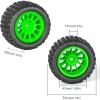 Rc Upgrade Components For Arrma For Granite For Grom For Typhon For Grom 1/18 4pcs 74mm Rubber Tire Tyre 12mm Hex RC Car Upgrade Parts Accessories(Black) view 2