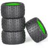 Rc Upgrade Components For Arrma For Granite For Grom For Typhon For Grom 1/18 4pcs 74mm Rubber Tire Tyre 12mm Hex RC Car Upgrade Parts Accessories(Black) view 3
