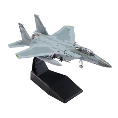 Eairsoky 1:100 Scale F-15C Eagle Die cast Model Air Superiority Fighter USAF Tactical Metal Aircraft Models for Collection or Gift 9046