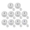 10PCS DIY Stress Ball Making Kit,Milky Blank Skins Empty Stress Ball Kit,Vacuum Squishies Pressure Balls for Sensory & Stress Relief, Make Your Own Fidget Pressure Balls for Adults view 1