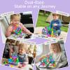 STEM MATCH Magnetic Tiles Travel Toys Kids: 48PCS 3-in-1 Journey Blocks Set view 2