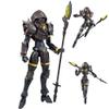 MABAIUDE Mecha Action Figure Kits - 30MF-Rosan Wizard Figure Articulated Jointed Movable Figurine Assembly Mecha Model Super Action Statue with Accessories 15cm/5.9in view 1