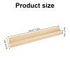 4pcs Wooden Mahjong Racks with Pushers, 17.32in/44cm Wood American Mah Jong Tile Rack Holder Set All-in-One Tile Rack & Pusher Combo Modern Table Game Accessories for Home Club Use view 2