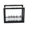 DAN&DRE Stress Relief Desktop Decoration Toy, Newton Cradle Balance Balls, Stainless Steel with Mirror Base view 4