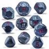 10 Pieces Odd Numbered Polyhedral Dice Set D3-D25, Odd Number Dice D3, D5, D7, D9, D11, D13, D15, D17, D19, D25 for Role Playing Table Games (Marble Black Set) view 1