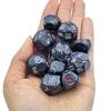 10 Pieces Odd Numbered Polyhedral Dice Set D3-D25, Odd Number Dice D3, D5, D7, D9, D11, D13, D15, D17, D19, D25 for Role Playing Table Games (Marble Black Set) view 4