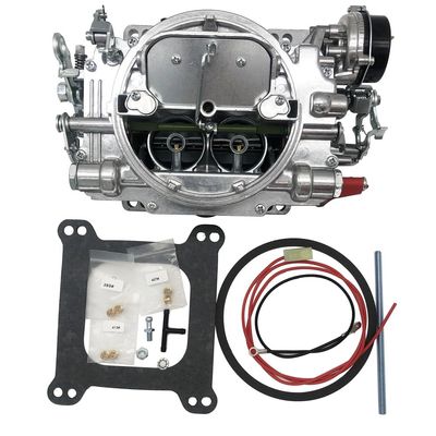 Carburetor 1403 For Edelbrock 1403 Performer 500 CFM Square Bore 4-Barrel Air Secondary Electric Choke Carburetor CFM500