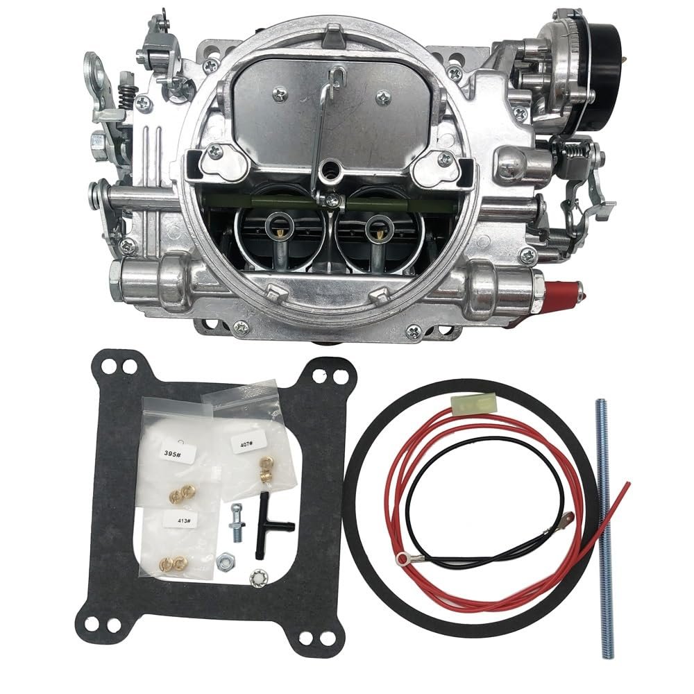 Carburetor 1403 For Edelbrock 1403 Performer 500 CFM Square Bore 4-Barrel Air Secondary Electric Choke Carburetor CFM500