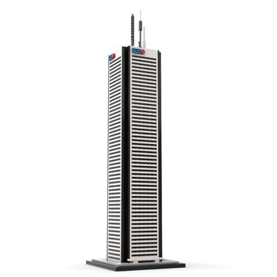 Aetheria Architecture Canadian Place Landmark Building Set, 1:800 Modular Skyline Street View House Construction Bricks Home Deco Collection for Adult, Designed by SPBrix - 1666 Pieces