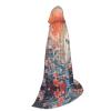 WBQLSL Horses in the River Printed hooded cape robe, holiday party costume for teens, ideal for cosplay and cosplay view 2