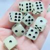 20 Pack Glow in the Dark Dice, 15mm 6-Sided D6 Dice with Rounded Corners, Black Pips Luminous Game Dice for Board Games, Parties & Bar Games view 2