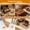 100PCS Tiny Fake Gold Bar for Crafts and Dollhouse Miniatures, Shiny Novelty Item for Fairy Garden, Micro Landscaping, Christmas, and Chinese New Year Decorations view 4