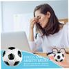 12Pcs Mini Soccer Ball 2.4 Inch Soft Foam Soccer Ball Portable Small Stress Toys for Children's Party Decoration Favors and Anxiety Relief view 4