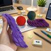 3D Printed Spiky Sensory Orb,Anxiety Relief Fidget Toy for Adults,Stress Ball Desk Toy with Twisting Spiral Design,Birthday Party Gift,Specks Fidget Ouchies Pain Stim (Rainbow Random, Large Size) view 2