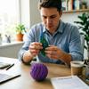 3D Printed Spiky Sensory Orb,Anxiety Relief Fidget Toy for Adults,Stress Ball Desk Toy with Twisting Spiral Design,Birthday Party Gift,Specks Fidget Ouchies Pain Stim (Rainbow Random, Large Size) view 3