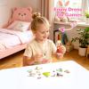 PainZieteg Cake Elf Magnetic Dress Up Dolls Princess DIY Paper Doll Set view 3