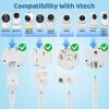 Flexible Baby Monitor Mount for Vtech VM819 /VM901 /Advanced HQ Max /VM919 /VM924 /VM320 /VM350 /VM546 /VM818 /VM923 etc, Baby Monitor Clip Clamp Mount No Drilling, No Wall Damage, Portable Design view 2