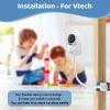 Flexible Baby Monitor Mount for Vtech VM819 /VM901 /Advanced HQ Max /VM919 /VM924 /VM320 /VM350 /VM546 /VM818 /VM923 etc, Baby Monitor Clip Clamp Mount No Drilling, No Wall Damage, Portable Design view 4