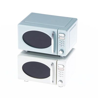 1/12 Scale Accessories, 2 Dollhouse Microwaves Miniature Dollhouse Accessories for Scene Layout Collection Display for Dollhouse Enthusiasts