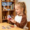 PainZieteg Winter Fairy Magnetic Dress Up Dolls Princess DIY Paper Doll Set view 4