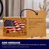 WOODS STORY Patriotic Wooden United States Puzzle with American Flag - XL United States Wooden Patriotic Puzzles for Adults - 50 States USA Map Puzzle - American Flag Puzzle for Family view 4